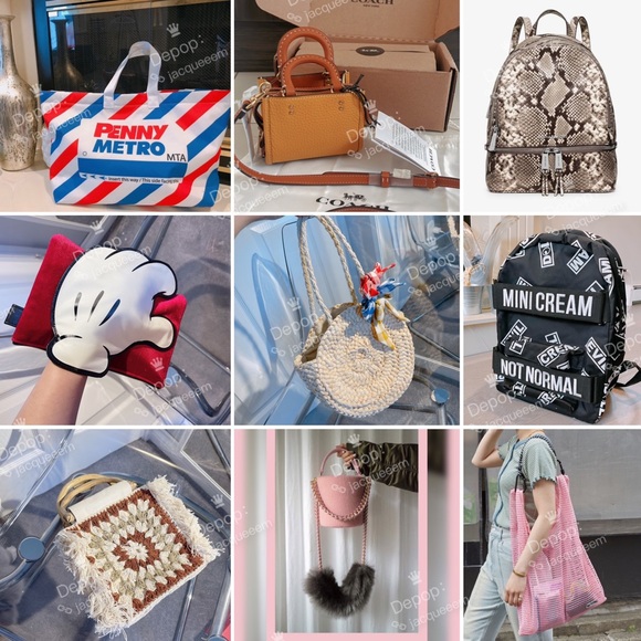 LIKE NEW 🩷 Authentic 🤎 Coach Vintage Monogram purse mini bag Crossbody Pouch - Picture 6 of 9